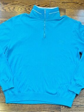 Paul & Shark Yacht Club Watershed Half-Zip Sweater L Made in Italy